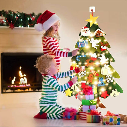🎄Weihnachtsaktion - 49 % Rabatt🎁DIY-Filz-Weihnachtsbaum-Set