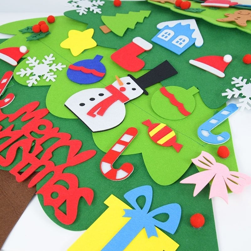 🎄Weihnachtsaktion - 49 % Rabatt🎁DIY-Filz-Weihnachtsbaum-Set
