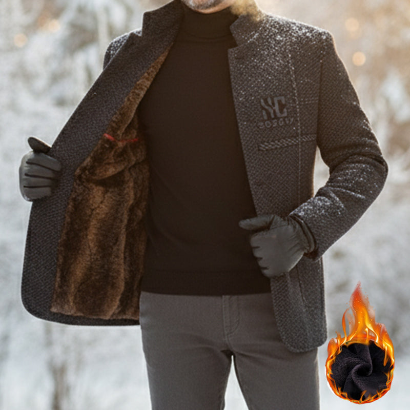 🔥Solange der Vorrat reicht 40 % Rabatt!🎉Lässiger warmer Herren-Kurzmantel