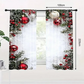 🔥Solange der Vorrat reicht 40 % Rabatt!🎉Weihnachts-Fenstervorhänge 2-teiliges Set für die Wohnungsdekoration
