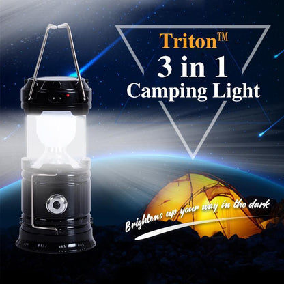 🔥Solange der Vorrat reicht 40 % Rabatt!🎉3-in-1-Campinglaterne mit LED-Flamme