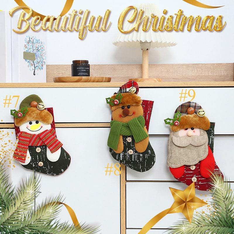 🔥Solange der Vorrat reicht 40 % Rabatt!🎉Schöne dekorative Weihnachtsstrümpfe