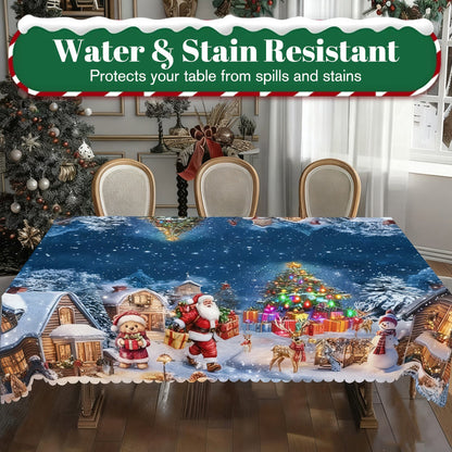 🔥Solange der Vorrat reicht 40 % Rabatt!🎉Stilvolle Tischdecke mit Weihnachtsmotiv