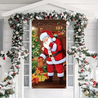 ⏰Weihnachts-Sonderverkauf 70 % Rabatt!!🎄Weihnachts-Türverkleidung für sofortige Weihnachtsdekoration