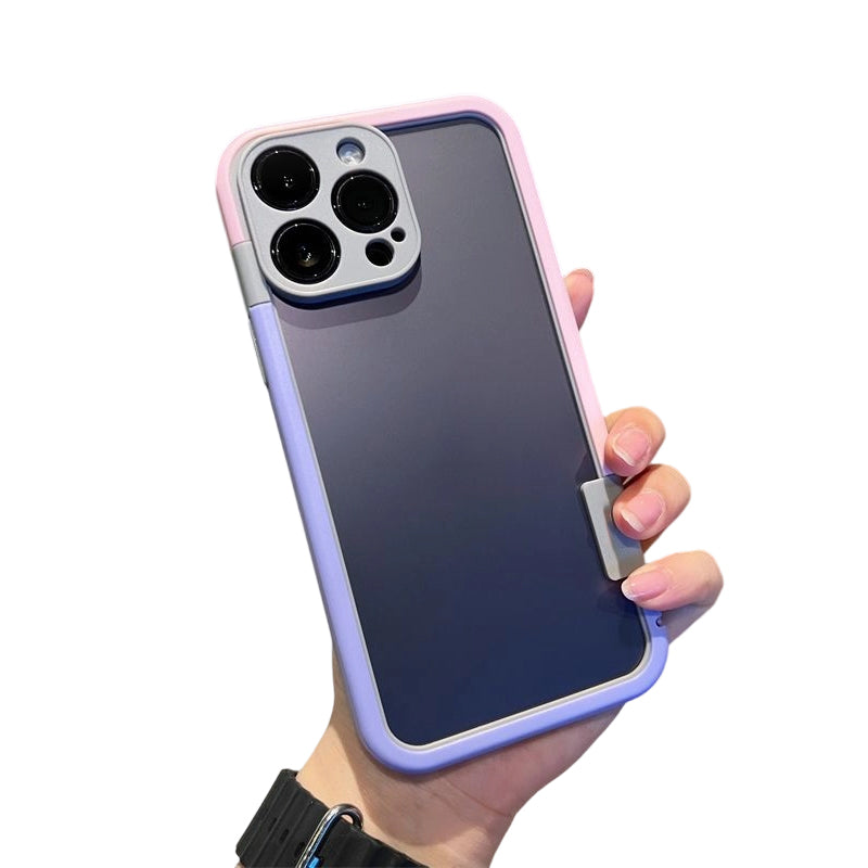 🔥Solange der Vorrat reicht 40 % Rabatt!🎉Farbblock-iPhone-Hülle mit Wärmeableitung und Stoßfestigkeit