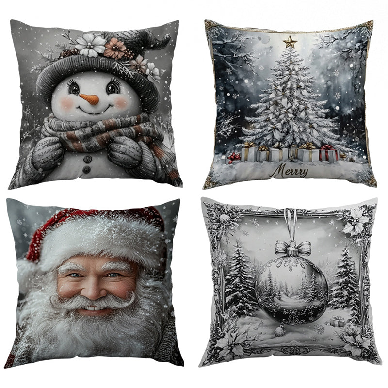 🔥Solange der Vorrat reicht 40 % Rabatt!🎉18*18" Weihnachts-Kissenbezug