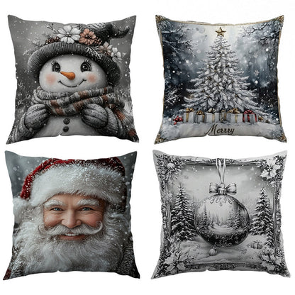 🔥Solange der Vorrat reicht 40 % Rabatt!🎉18*18" Weihnachts-Kissenbezug