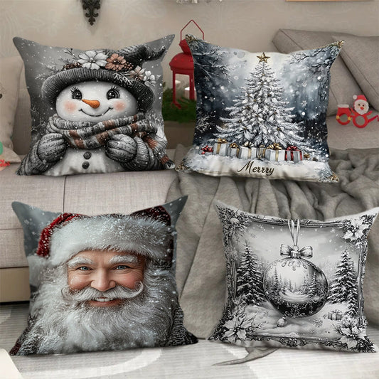 🔥Solange der Vorrat reicht 40 % Rabatt!🎉18*18" Weihnachts-Kissenbezug
