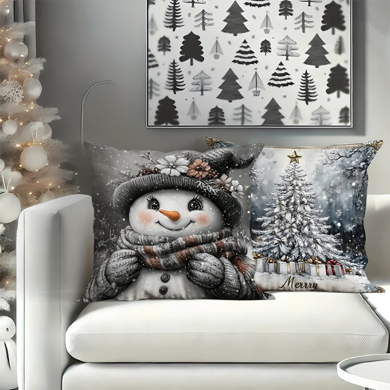 🔥Solange der Vorrat reicht 40 % Rabatt!🎉18*18" Weihnachts-Kissenbezug