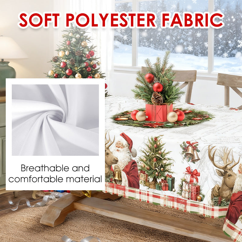 🔥Solange der Vorrat reicht 40 % Rabatt!🎉Weihnachtsurlaub Gedruckte Dekorative Tischdecke