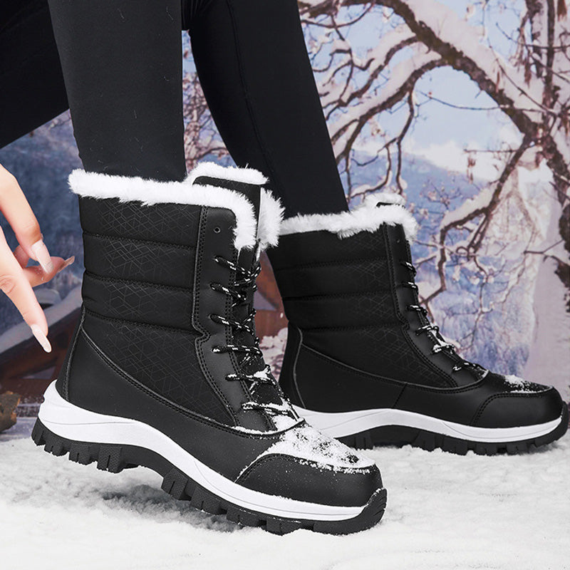 👢 JETZT 49% RABATT! ⏰ Wasserdichte Damen-Winterstiefel – wärmeisolierend und rutschfest, perfekt für Schnee und Kälte ❄️✨