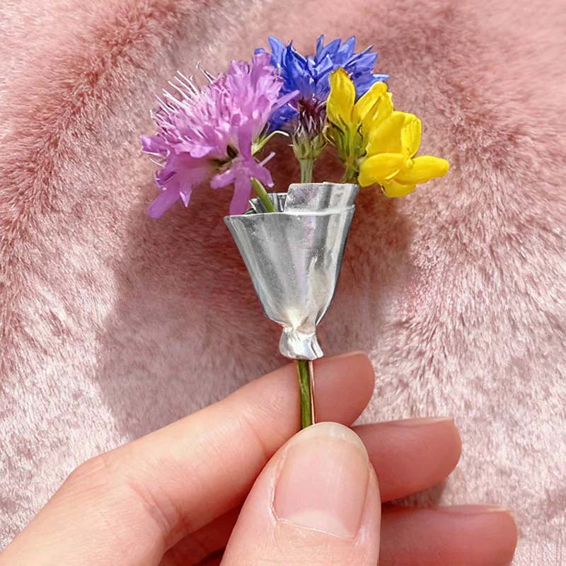 📢📢35 % RABATT !!!🌷Tragbare Blumenbrosche