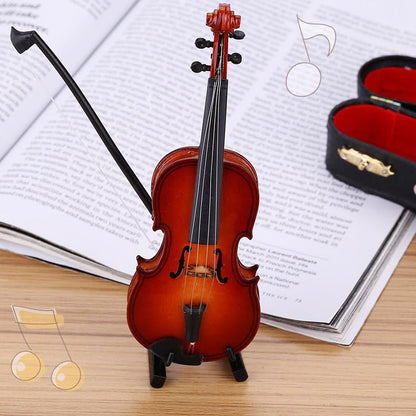 🔥Solange der Vorrat reicht 40 % Rabatt!🎉 Spielbare kleine Violine Figurine