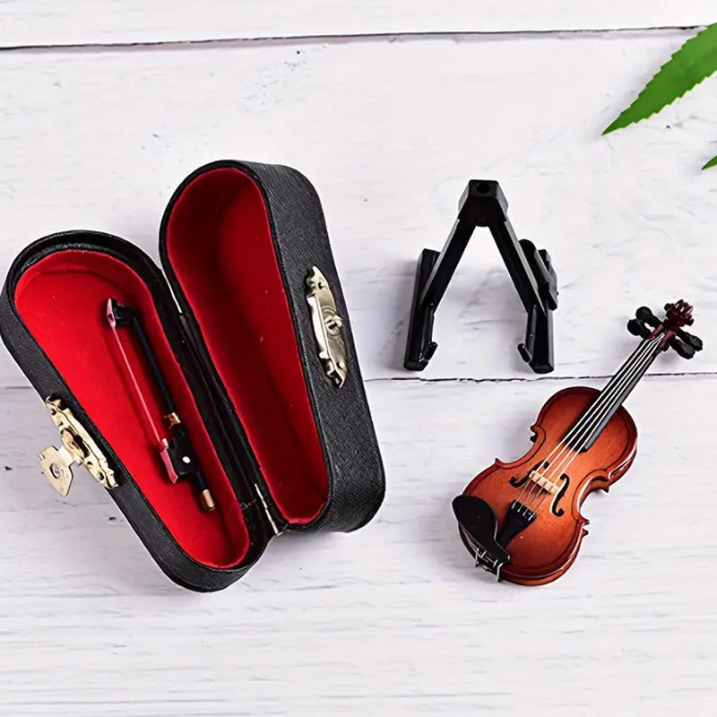 🔥Solange der Vorrat reicht 40 % Rabatt!🎉 Spielbare kleine Violine Figurine