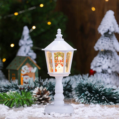 🎁Weihnachts-Vorverkauf: 50% Rabatt🌲✨Leuchtende Schneekugel-Laterne mit Musik für Weihnachten