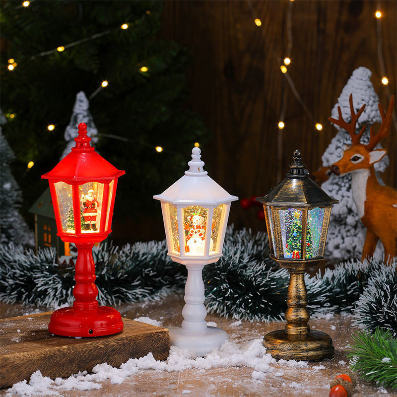 🎁Weihnachts-Vorverkauf: 50% Rabatt🌲✨Leuchtende Schneekugel-Laterne mit Musik für Weihnachten