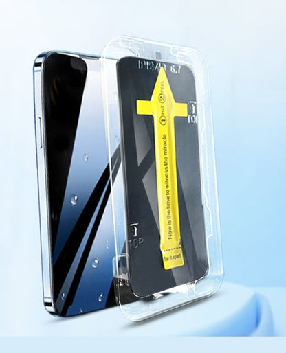 🔥Einfache Montage🔥 Automatische Adsorption | Militärniveau aus DE Dauerhaft Schutzfolie für iPhone X-15[2 Stück]
