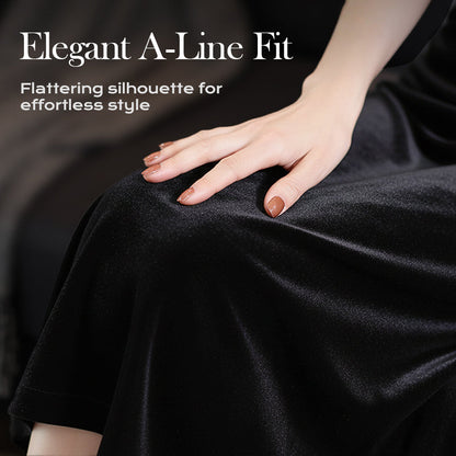 🔥Solange der Vorrat reicht 40 % Rabatt!🎉Eleganter Thermorock für Damen mit elastischem Bund