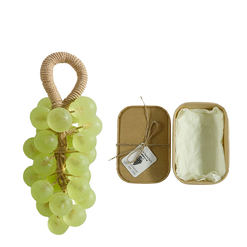 🎄 Handgemachte Trauben- & Erdbeer-Seife – Perfektes Weihnachtsgeschenk 🎁