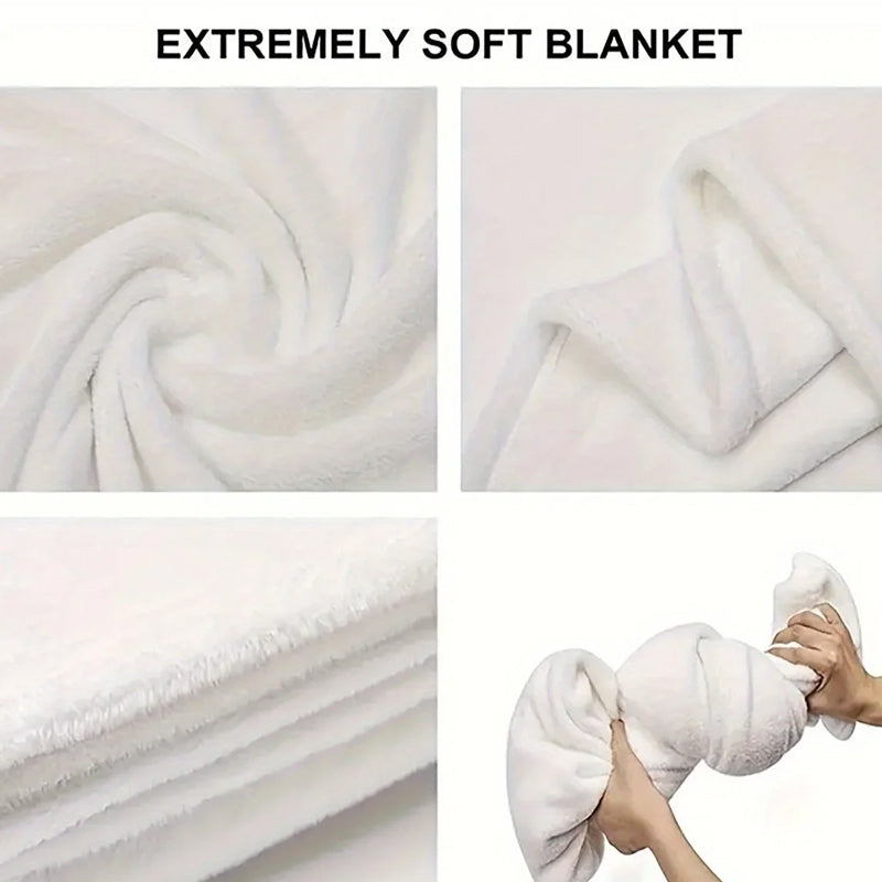 🔥Solange der Vorrat reicht 40 % Rabatt!🌷Flanell-Decke mit Jungfrau Maria und Rosen