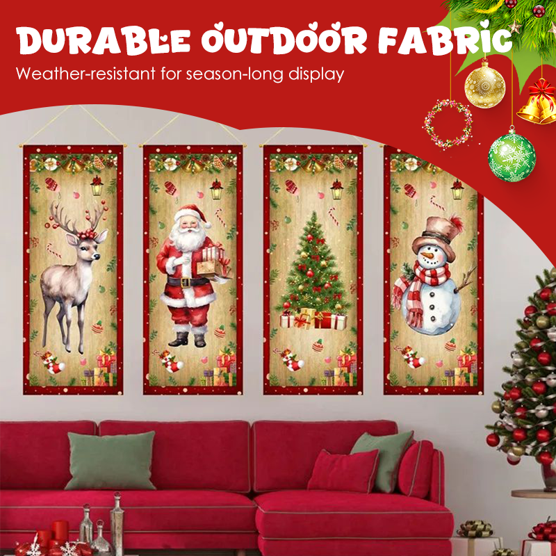 Weihnachts-Türbanner 🎄 | Festliche Weihnachtsdekoration für Zuhause und Partys