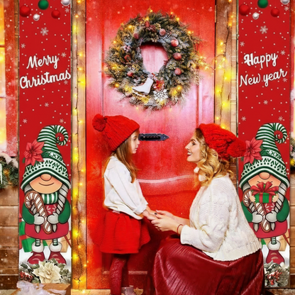 Weihnachts-Türbanner 🎄 | Festliche Weihnachtsdekoration für Zuhause und Partys