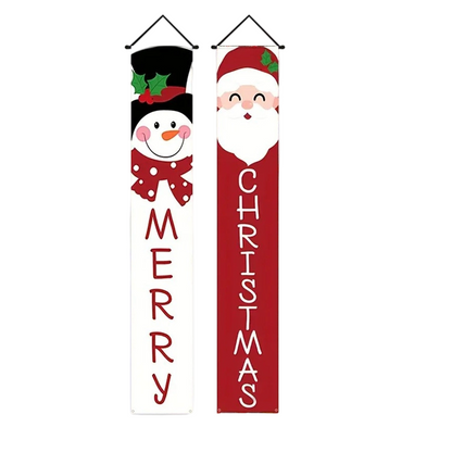 Weihnachts-Türbanner 🎄 | Festliche Weihnachtsdekoration für Zuhause und Partys