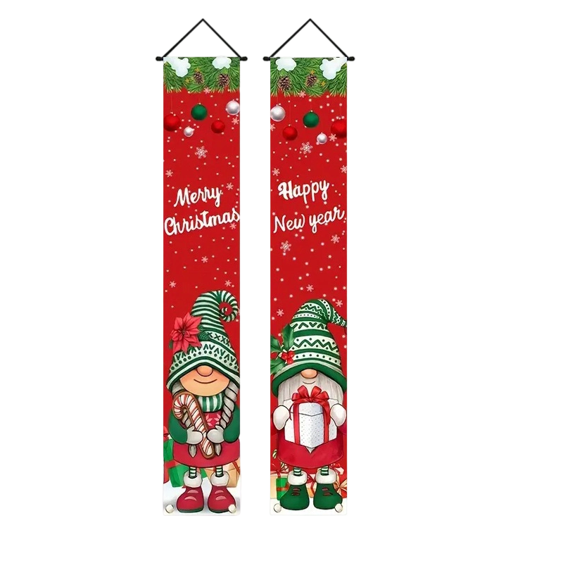 Weihnachts-Türbanner 🎄 | Festliche Weihnachtsdekoration für Zuhause und Partys