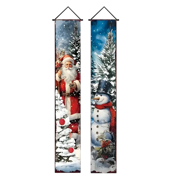 Weihnachts-Türbanner 🎄 | Festliche Weihnachtsdekoration für Zuhause und Partys