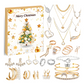 💖Black Friday Super Sale – 50 % Rabatt!💖 24-teiliges Set Weihnachts-Adventskalender mit exquisitem Schmuck