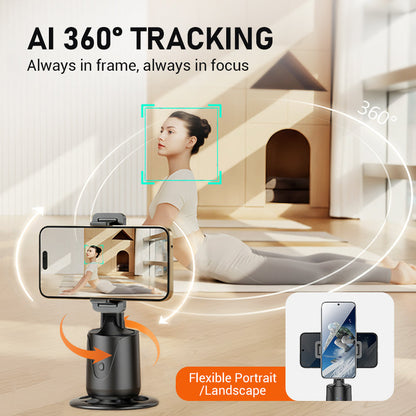 🔥Solange der Vorrat reicht 40 % Rabatt!🎉Tragbarer 360°-Handyhalter mit automatischer Nachführung