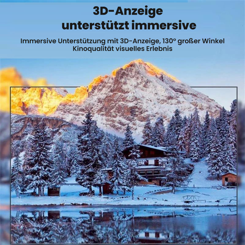 ❄️Sommerfrische 50 % Rabatt！📺120 Zoll faltbare Projektions-Leinwand – matte Anti-Licht-Oberfläche für Heimkino-Feeling