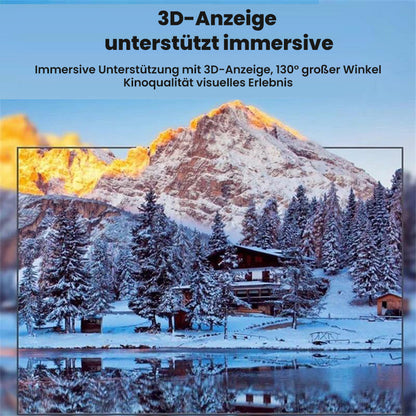 ❄️Sommerfrische 50 % Rabatt！📺120 Zoll faltbare Projektions-Leinwand – matte Anti-Licht-Oberfläche für Heimkino-Feeling