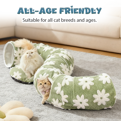 Waschbares Katzen-Tunnelbett für Wohnungskatzen