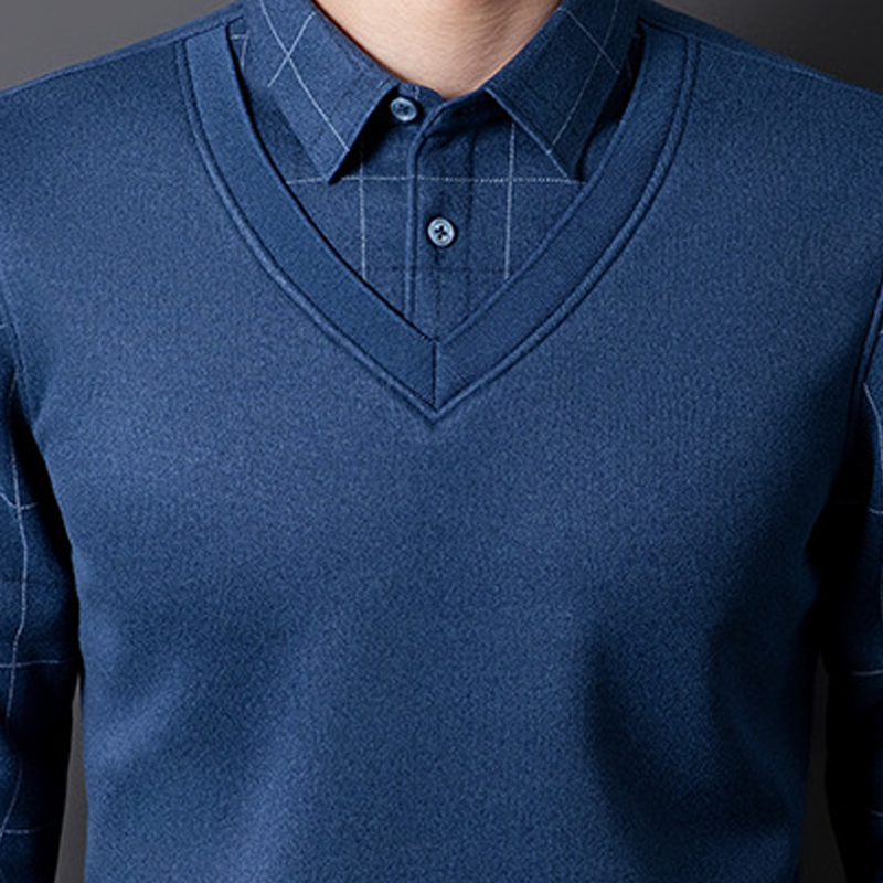 🔥Solange der Vorrat reicht 40 % Rabatt!🎉Casual Thermo-Hemd für Herren in Layering-Optik