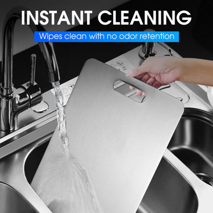 🔥Solange der Vorrat reicht 40 % Rabatt!🎉Stainless Steel Household Thickened Anti-Mould Cutting Board
