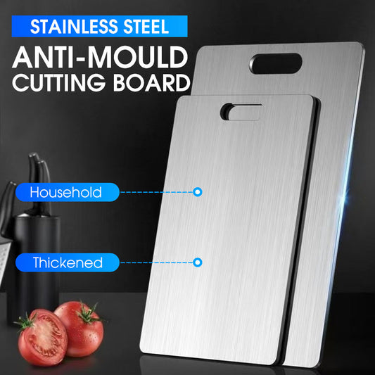 🔥Solange der Vorrat reicht 40 % Rabatt!🎉Stainless Steel Household Thickened Anti-Mould Cutting Board