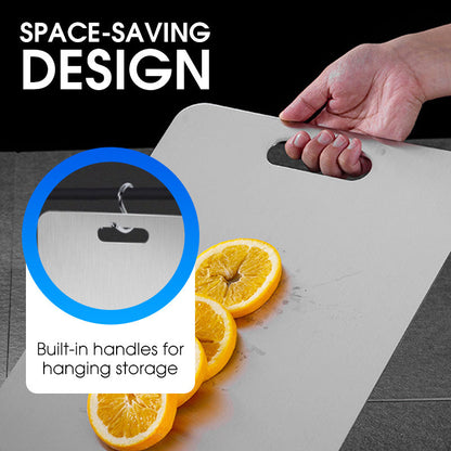 🔥Solange der Vorrat reicht 40 % Rabatt!🎉Stainless Steel Household Thickened Anti-Mould Cutting Board