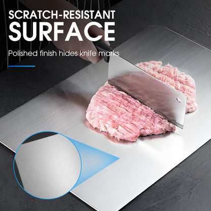 🔥Solange der Vorrat reicht 40 % Rabatt!🎉Stainless Steel Household Thickened Anti-Mould Cutting Board