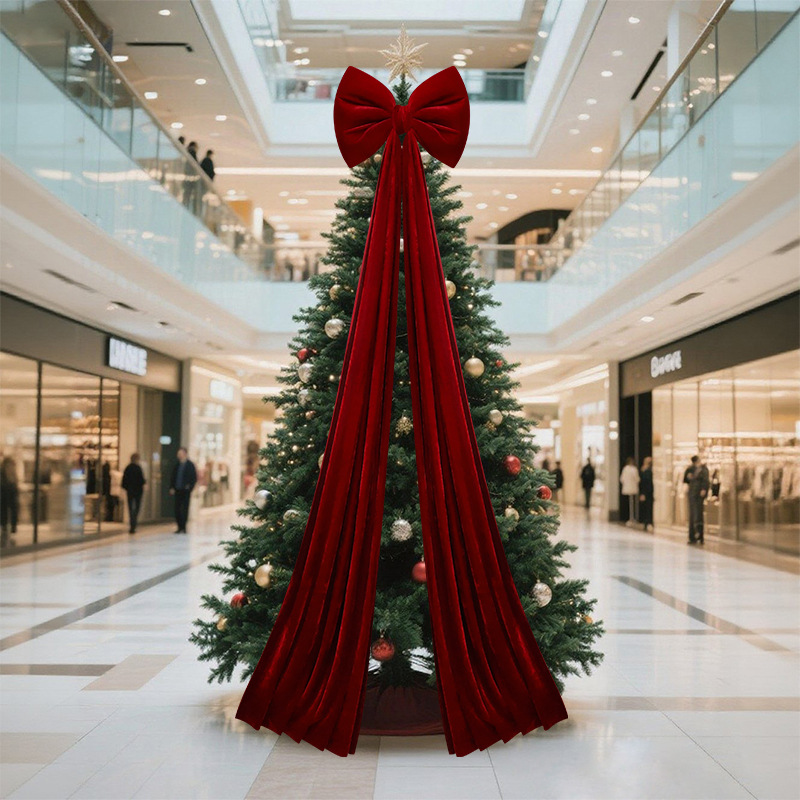 🔥Weihnachtsverkauf 50% RABATT!!🔥 Weihnachts-Schleifenornament mit langen Bändern