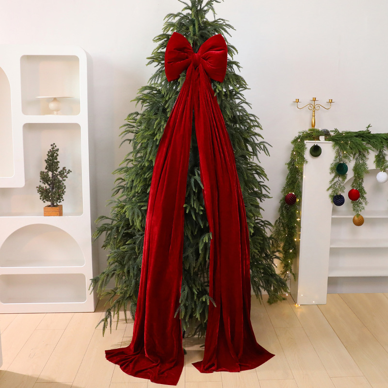 🔥Weihnachtsverkauf 50% RABATT!!🔥 Weihnachts-Schleifenornament mit langen Bändern