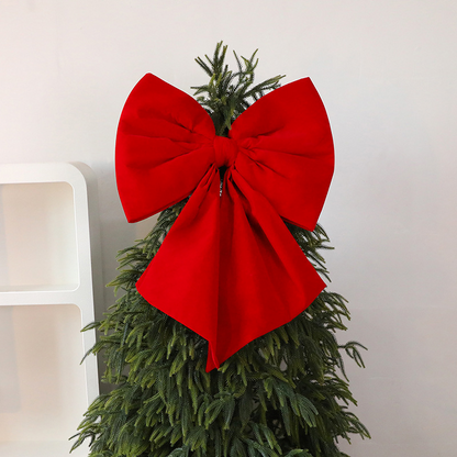 🔥Weihnachtsverkauf 50% RABATT!!🔥 Weihnachts-Schleifenornament mit langen Bändern