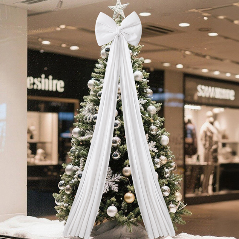 🔥Weihnachtsverkauf 50% RABATT!!🔥 Weihnachts-Schleifenornament mit langen Bändern