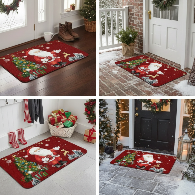 🔥Solange der Vorrat reicht 40 % Rabatt!🎉Fröhliche Weihnachts-Fußmatte
