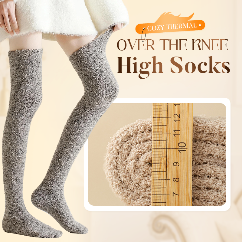 🔥Solange der Vorrat reicht 40 % Rabatt!🎉Kuschelige Thermosocken über dem Knie