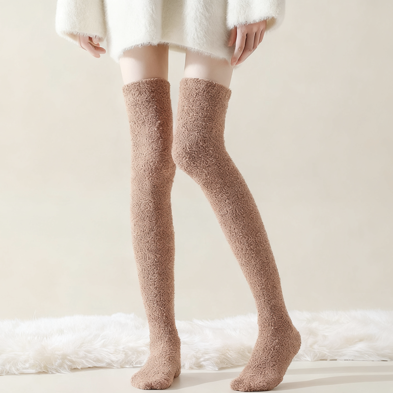🔥Solange der Vorrat reicht 40 % Rabatt!🎉Kuschelige Thermosocken über dem Knie