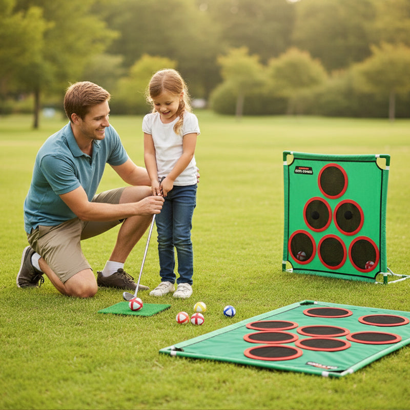 🔥Solange der Vorrat reicht 40 % Rabatt!🎉Tragbares Golfzielspielset für Kinder