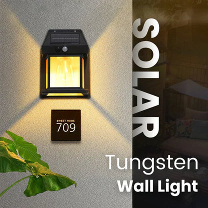 🔥 KAUF 2 ERHALT 3! 💡 SOLAR-WANDLEUCHTE MIT BEWEGUNGS-SENSOR