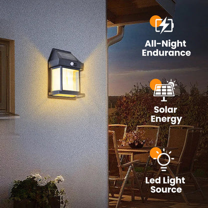 🔥 KAUF 2 ERHALT 3! 💡 SOLAR-WANDLEUCHTE MIT BEWEGUNGS-SENSOR