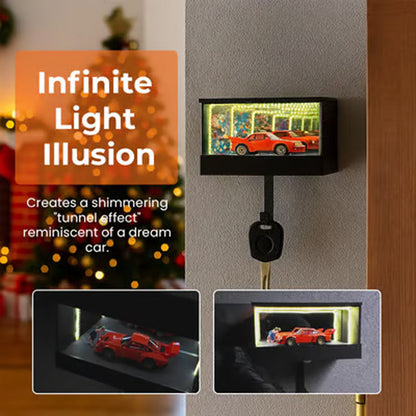 🔥Solange der Vorrat reicht 40 % Rabatt!🎉Infinity Mirror LED-Garagen-Schlüsselhalter